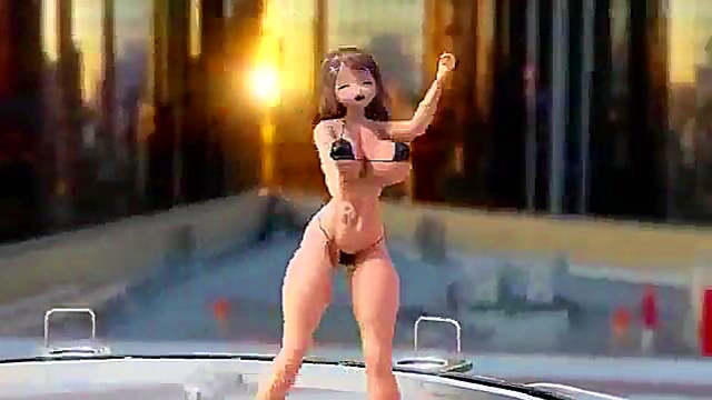 Big-Titted Kancolle Girls Groove in MMD Dance Fantasy