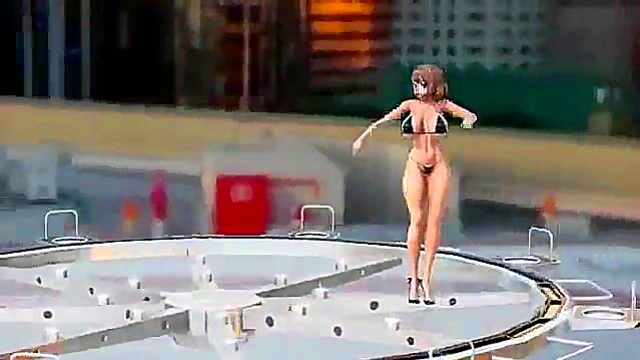 Big-Titted Kancolle Girls Groove in MMD Dance Fantasy
