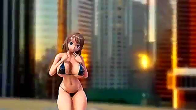Big-Titted Kancolle Girls Groove in MMD Dance Fantasy