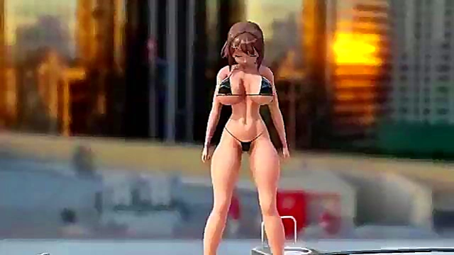 Big-Titted Kancolle Girls Groove in MMD Dance Fantasy