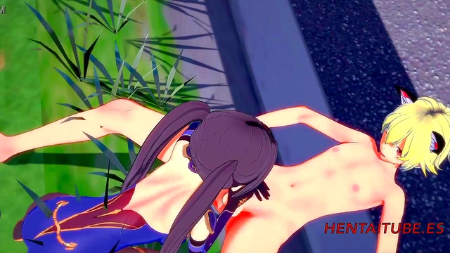 Mona from Genshin Impact Gets Fucked in 3D Anime for Multi-Orgasm Creampie Bliss