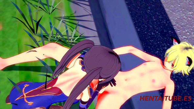 Mona from Genshin Impact Gets Fucked in 3D Anime for Multi-Orgasm Creampie Bliss