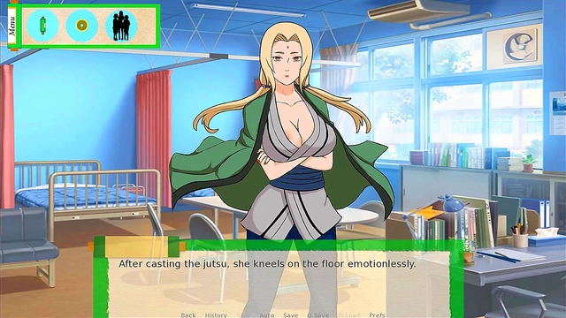 Tsunade Controls Minds for Steamy Anime Sex With Sakura, Hinata & Ino