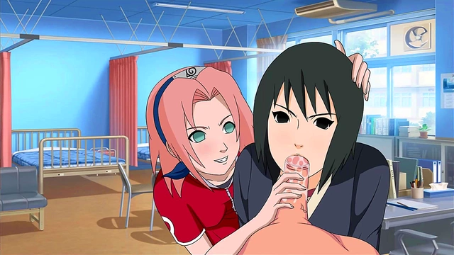 Tsunade Controls Minds for Steamy Anime Sex With Sakura, Hinata & Ino