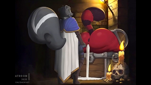 Cute Furry Cartoon Girl Yiffs With Tail For Vaginal Cumshot Treasures