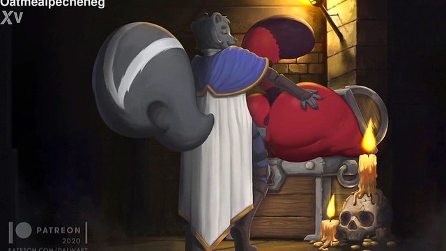 Cute Furry Cartoon Girl Yiffs With Tail For Vaginal Cumshot Treasures