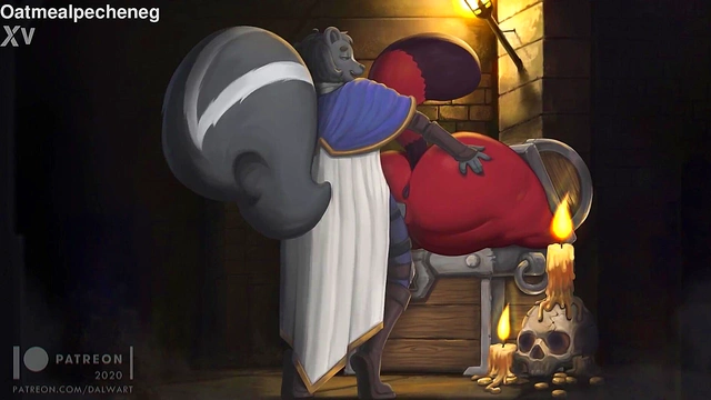 Cute Furry Cartoon Girl Yiffs With Tail For Vaginal Cumshot Treasures