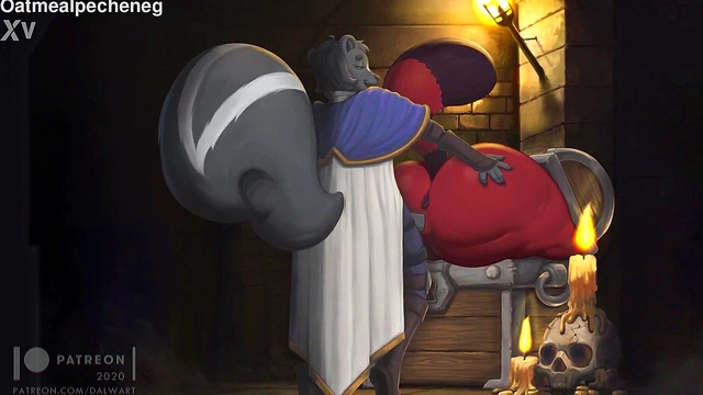 Cute Furry Cartoon Girl Yiffs With Tail For Vaginal Cumshot Treasures