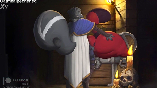 Cute Furry Cartoon Girl Yiffs With Tail For Vaginal Cumshot Treasures