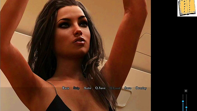 Hot Brunette Teen With Big Tits Meets Alexis for Intimate 3D Hentai Fun