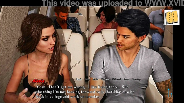 Hot Brunette Teen With Big Tits Meets Alexis for Intimate 3D Hentai Fun