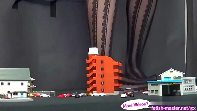 Giantess Grows Huge for Japanese Vore Action & Size-Shifting Fun
