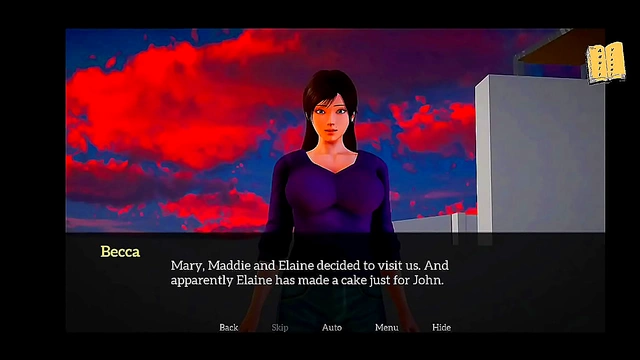 Teen's Erotic Adventure With New Family In 3D Hentai Visual Novel