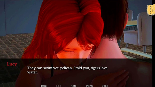 Teen's Erotic Adventure With New Family In 3D Hentai Visual Novel