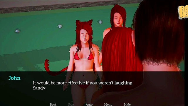 Teen's Erotic Adventure With New Family In 3D Hentai Visual Novel