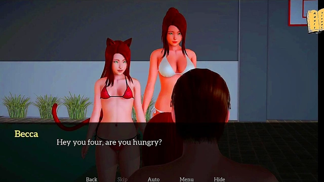Teen's Erotic Adventure With New Family In 3D Hentai Visual Novel