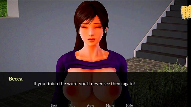 Teen's Erotic Adventure With New Family In 3D Hentai Visual Novel