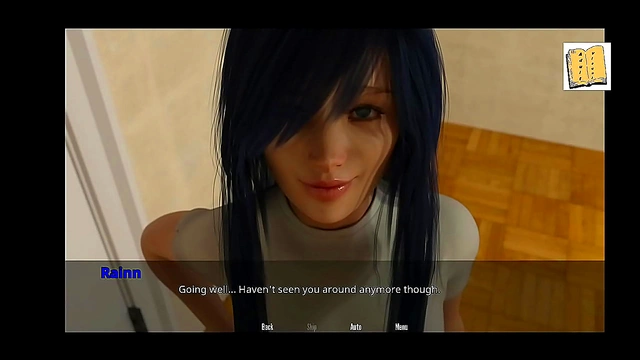 Blonde Teen Kimmy Rejects John's Advances in Erotic Visual Novel Scene