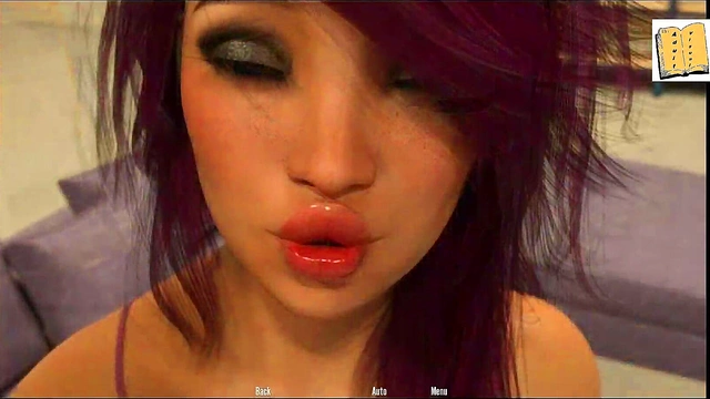 Blonde Teen Kimmy Rejects John's Advances in Erotic Visual Novel Scene