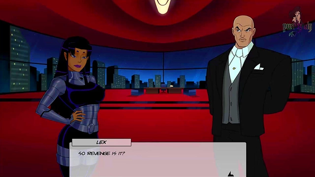 Blackfire Gets Wild With DC Heroes & Heroines In Office Hentai Adventure