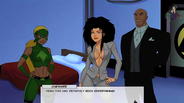 Blackfire Gets Wild With DC Heroes & Heroines In Office Hentai Adventure