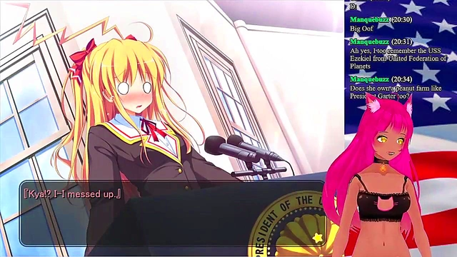 Petite VTuber With Big Boobs Livestreams Anime Parody Comedy Game Session
