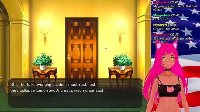 Petite VTuber With Big Boobs Livestreams Anime Parody Comedy Game Session