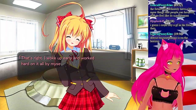 Petite VTuber With Big Boobs Livestreams Anime Parody Comedy Game Session