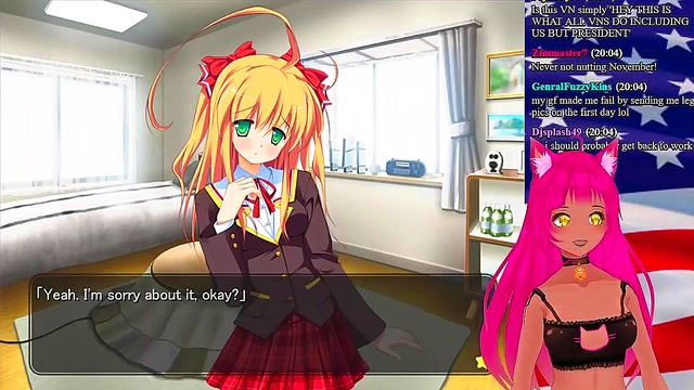 Petite VTuber With Big Boobs Livestreams Anime Parody Comedy Game Session