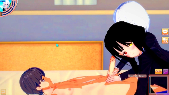Kurumi & Origami Team Up for Hot 3P Action in Date A Live Hentai