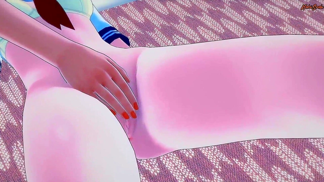 Cute Anime Lesbians Uiharu & Saten Enjoy Pussy Licking & Face Riding Orgasm Fest