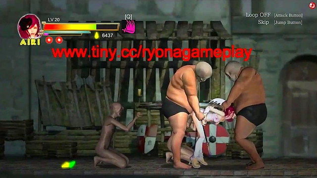 Airi from Ryona's Guilty Hell Engages Soldiers for Intense Hentai Sex Gameplay