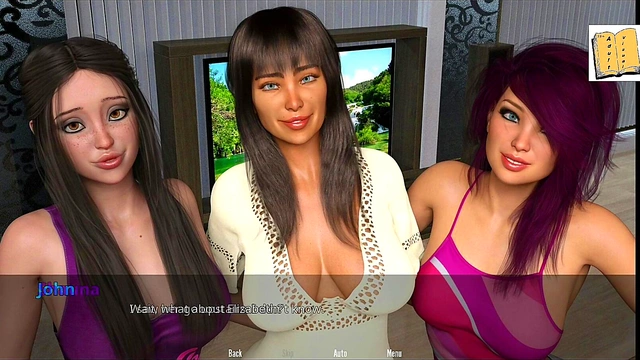 New Home For John & 4 Hot Ladies – Big Tits, Busty Blonde MILF Action