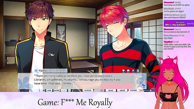 LewdNeko VTuber Enjoys Intense Anime Kissing & Livestream Sex Play