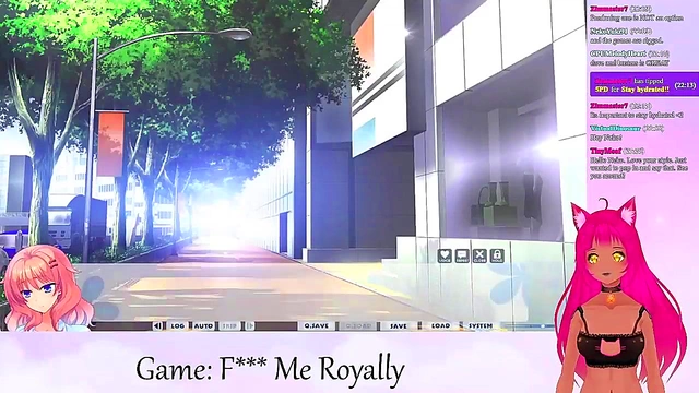 LewdNeko VTuber Enjoys Intense Anime Kissing & Livestream Sex Play