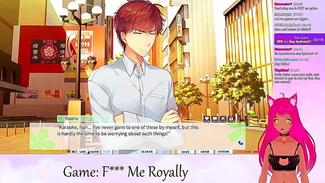 LewdNeko VTuber Enjoys Intense Anime Kissing & Livestream Sex Play