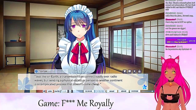 LewdNeko VTuber Enjoys Intense Anime Kissing & Livestream Sex Play