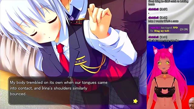 Lewd VTuber Neko Fucks Her Way Through 'Girlfriend is President' Game