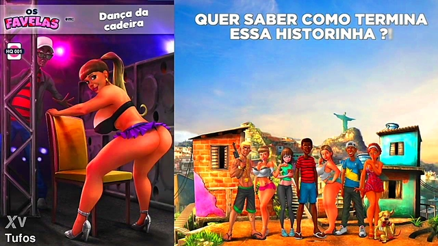 Busty Anime Chick Dances Funk Proibido Before Wild Interracial Hentai Sex Session