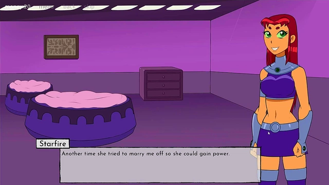 Teen Titans Starfire Gets Fucked By Alien Dick In Anime Adventure