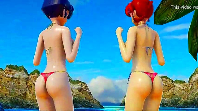 Ranma & Akane's Steamy 3D Anime Encounter in MMD