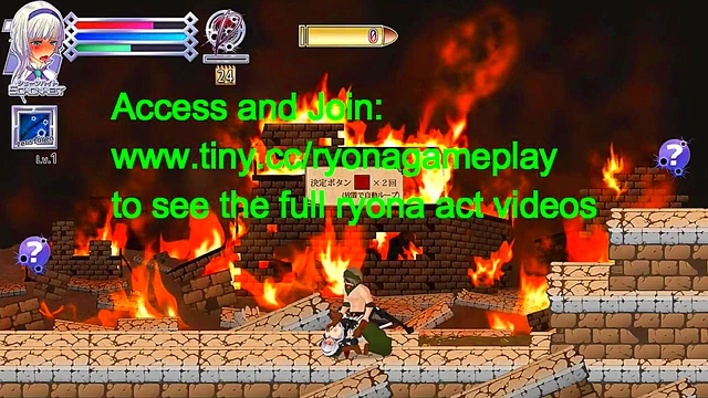 Pretty Girl Fucks Men & Monsters in Bullet Requiem Hentai Game Action