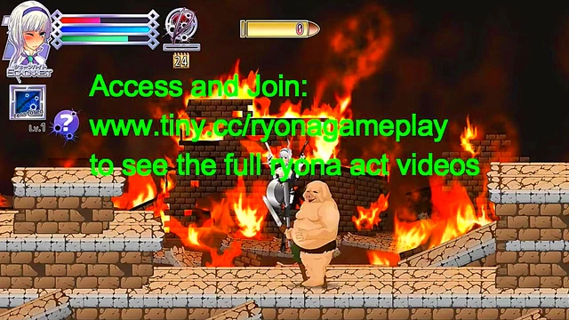 Pretty Girl Fucks Men & Monsters in Bullet Requiem Hentai Game Action