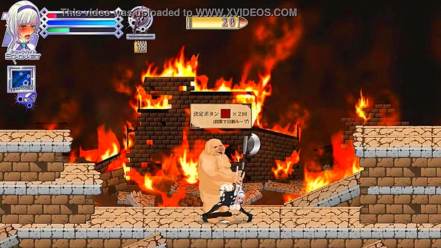 Pretty Girl Fucks Men & Monsters in Bullet Requiem Hentai Game Action