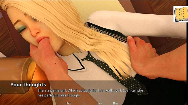 Sexy Blonde Cheerleader Gets Wild In The Office With Teacher