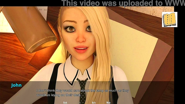 Sexy Blonde Cheerleader Gets Wild In The Office With Teacher