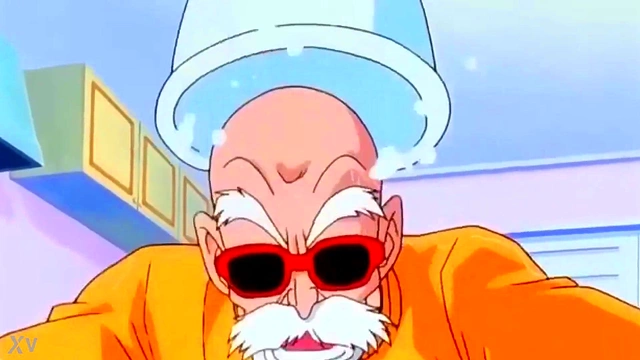 Mestre Kame Pounds Chichi Hard in Dragon Ball Hentai Action