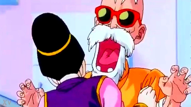 Mestre Kame Pounds Chichi Hard in Dragon Ball Hentai Action