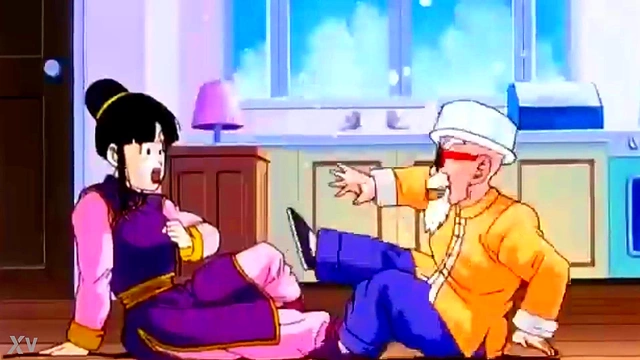 Mestre Kame Pounds Chichi Hard in Dragon Ball Hentai Action