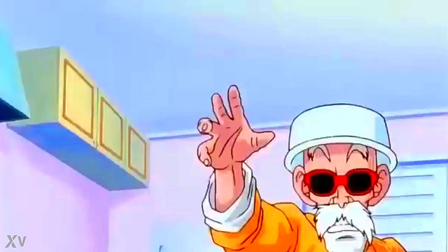 Mestre Kame Pounds Chichi Hard in Dragon Ball Hentai Action